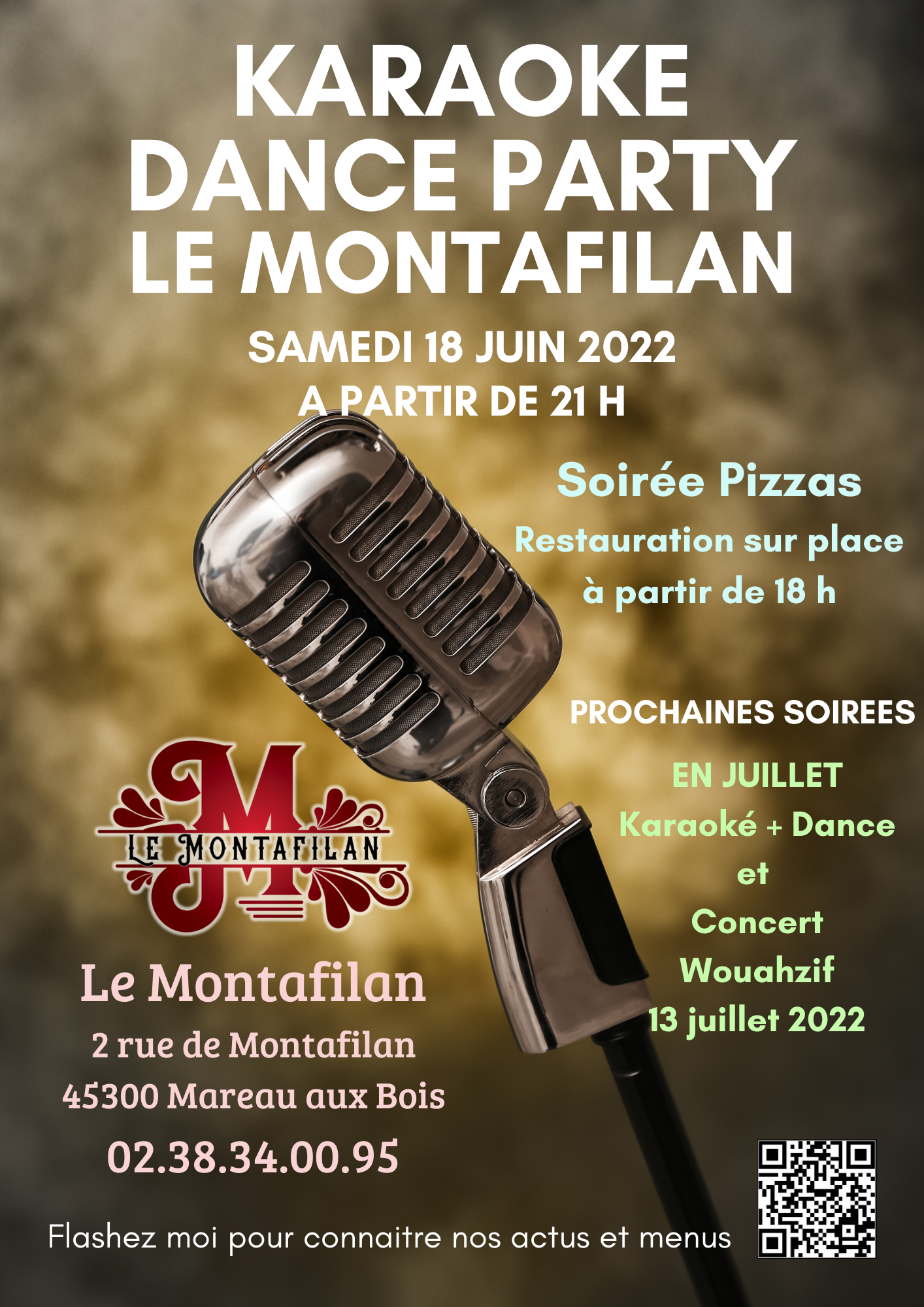 Le Montafilan fait aussi des soirée karaoké