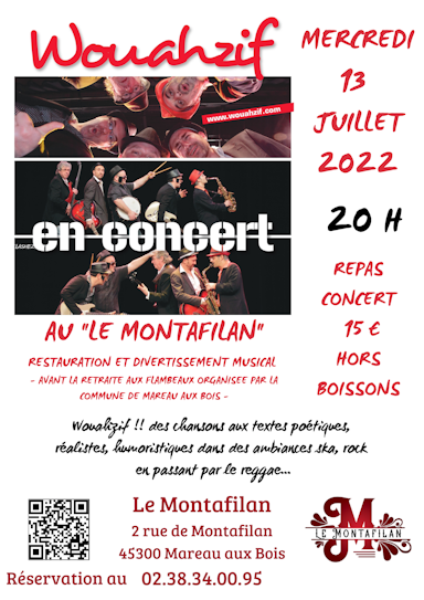 Wouahzif en Concert au Montafilan - 13/07/22